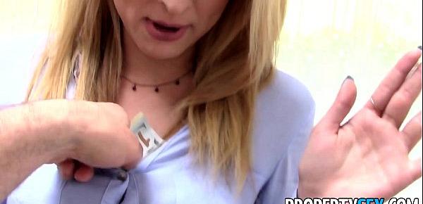  PropertySex - Tricking gorgeous real estate agent into homemade sex video